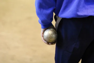 Ancienne Paire De Boules Lyonnaises, Sport Et Art Populaire, état Impeccable