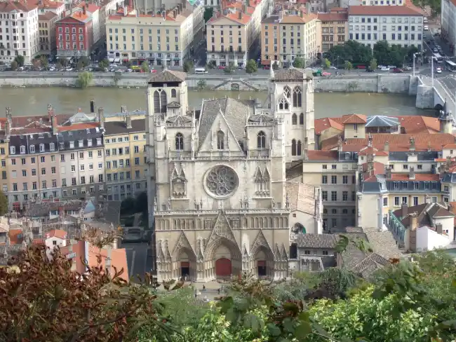 aerial view of Saint John's Cathedral