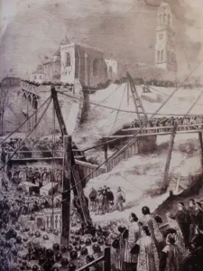Laying of the foundation stone of Fourvière
