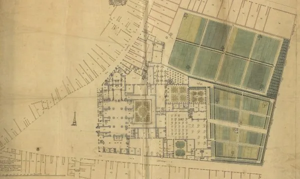 Map of the Notre-Dame-de-Confort convent