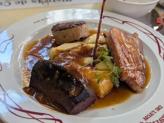gâteau de foie bistrot de Lyon