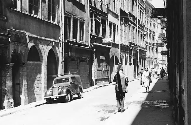 Rue mercière en 1963