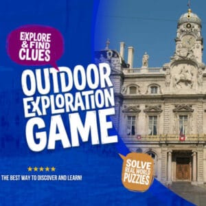 Outdoor exploration game in Lyon's old town