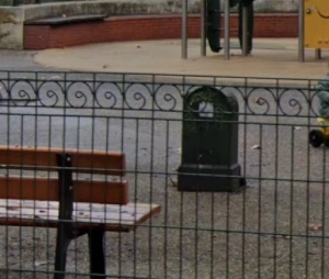 water fountain in Janmot Square