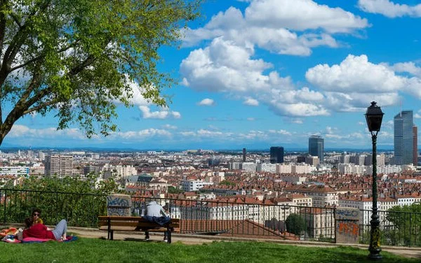 La Place Bellevue sur le plateau de la Croix-Rousse