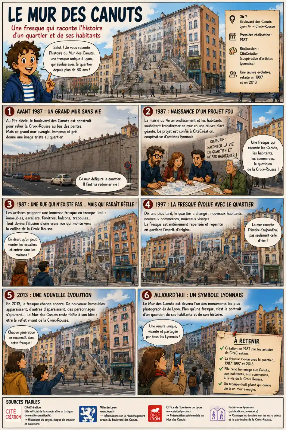 The Canuts Wall in comic book form
