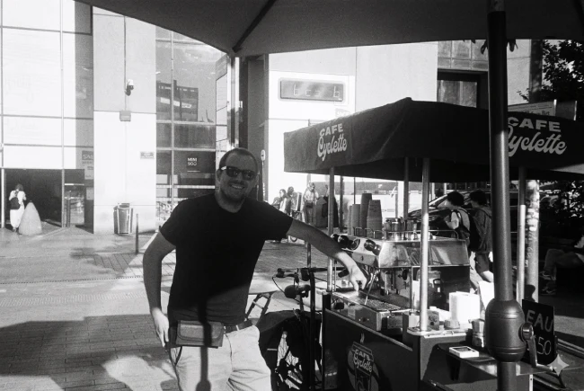 Basile et son Café Cyclette