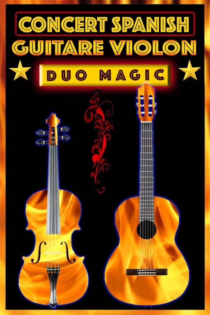 Spanish guitar violin: Duo magic