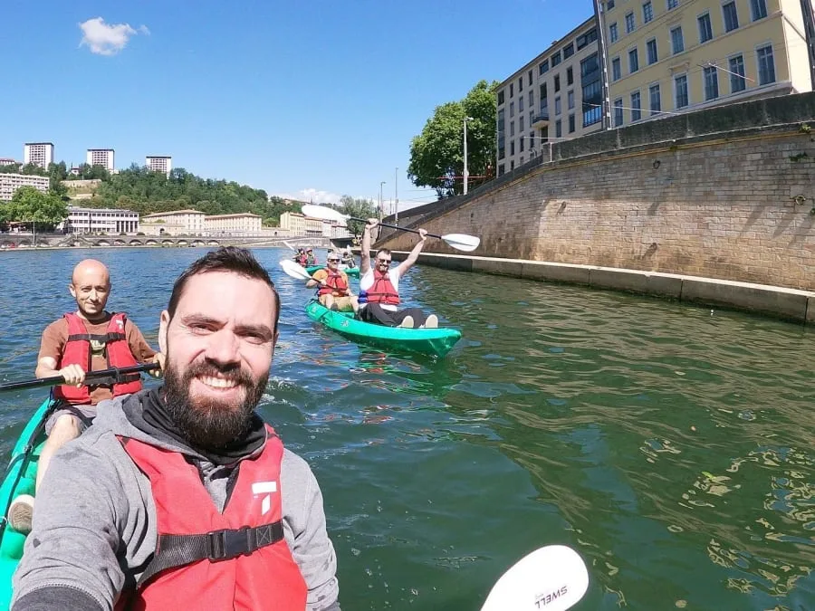 Guided canoe tour of Lyon (69)