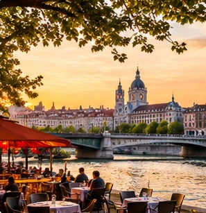 Vue de l'Hôtel-Dieu Lyon