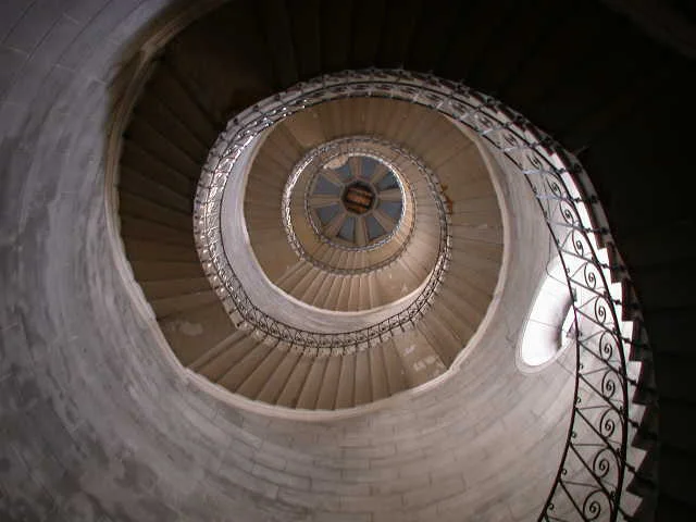 Escalier à vis toit de Fourvière