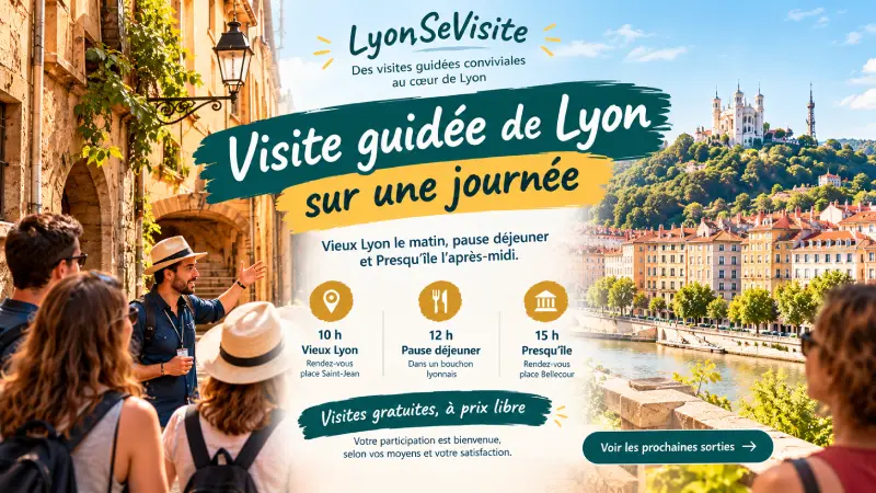 Visite guidée de Lyon en 1 journée